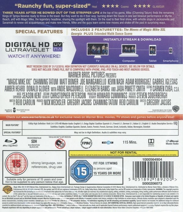 Magic Mike XXL (Blu-ray)