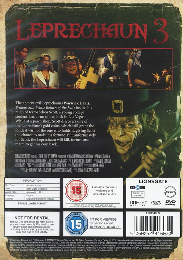 Leprechaun 3 (DVD)