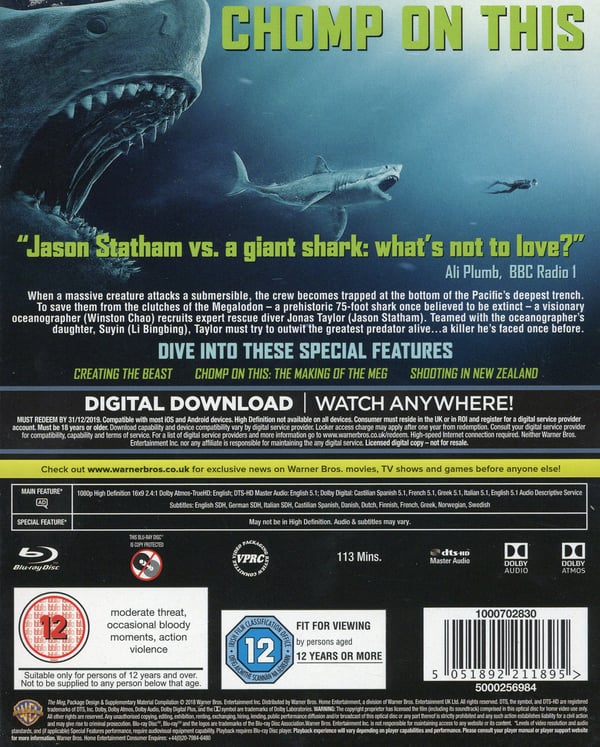 The Meg (Blu-ray)