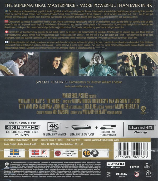 Manaaja / The Exorcist: Extended (4K UHD / Director's Cut)