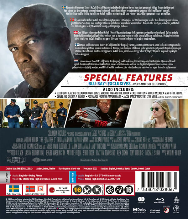 The Equalizer 3 (4K UHD + Blu-ray)