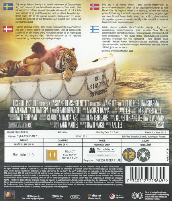 Life of Pi (Blu-ray)