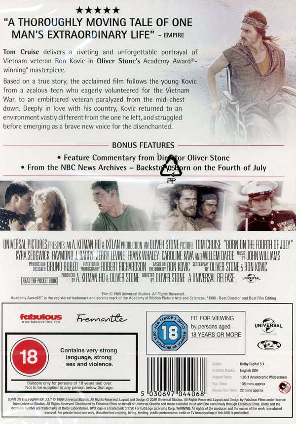 Syntynyt 4. heinäkuuta (DVD)