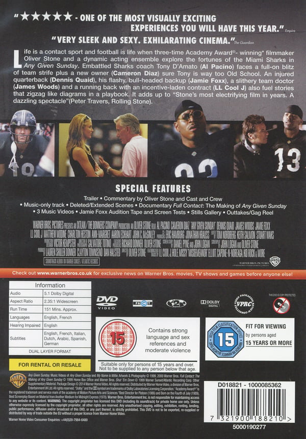 Any given Sunday (DVD)