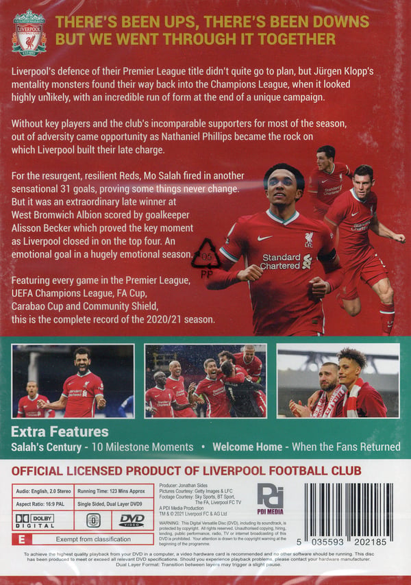 Liverpool FC: Kausikatsaus 2020/2021 (DVD)