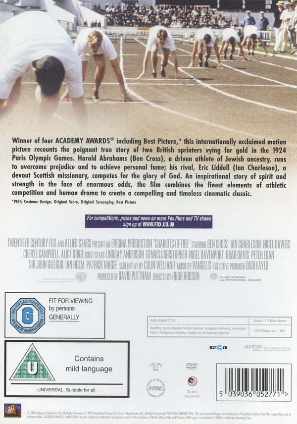 Triumfin hetket / Chariots of Fire (DVD)