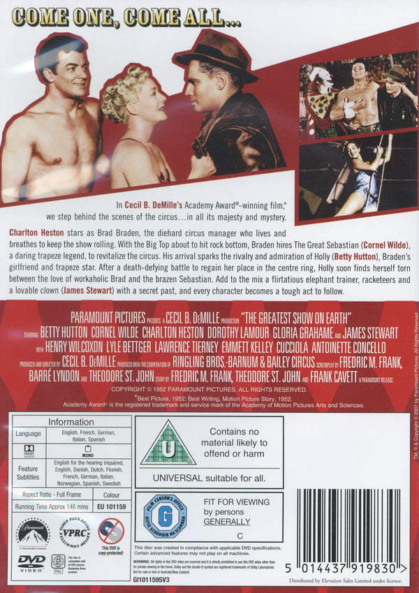 Verdens største show / Greatest Show on Earth (DVD)