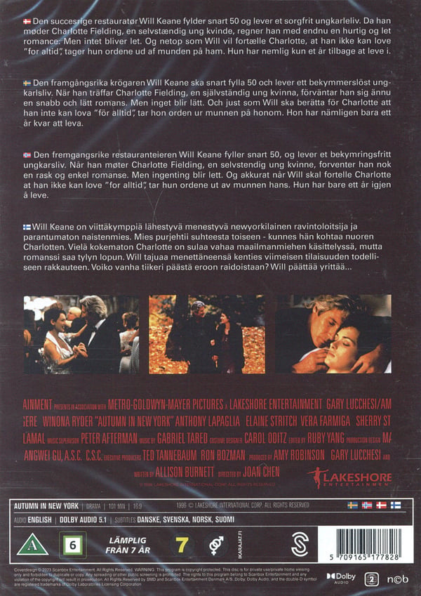 Syksy New Yorkissa (DVD)