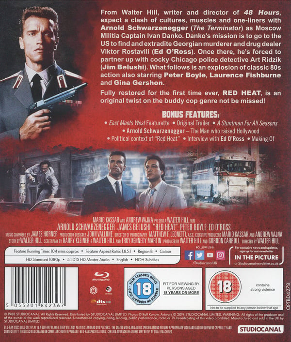 Red heat (Blu-ray)