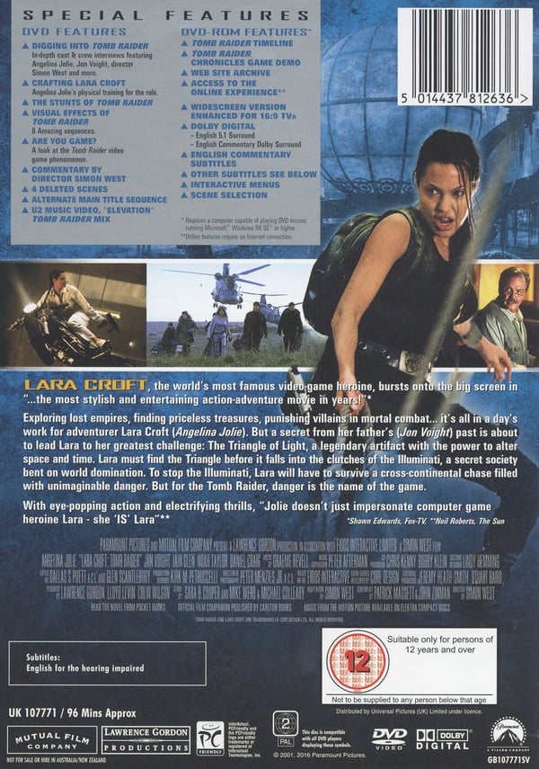 Tomb raider 1 (DVD)