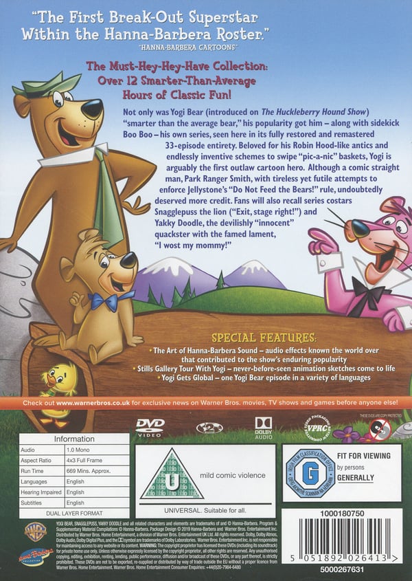 Yogi Bear: Koko sarja (4 DVD)