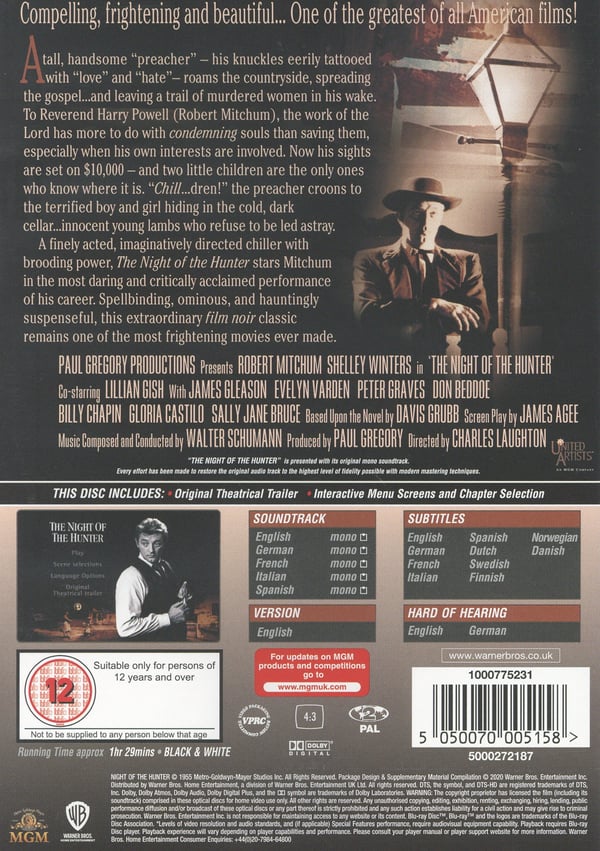 Trasdockan / The Night of the Hunter / The Night of the Hunter (DVD)