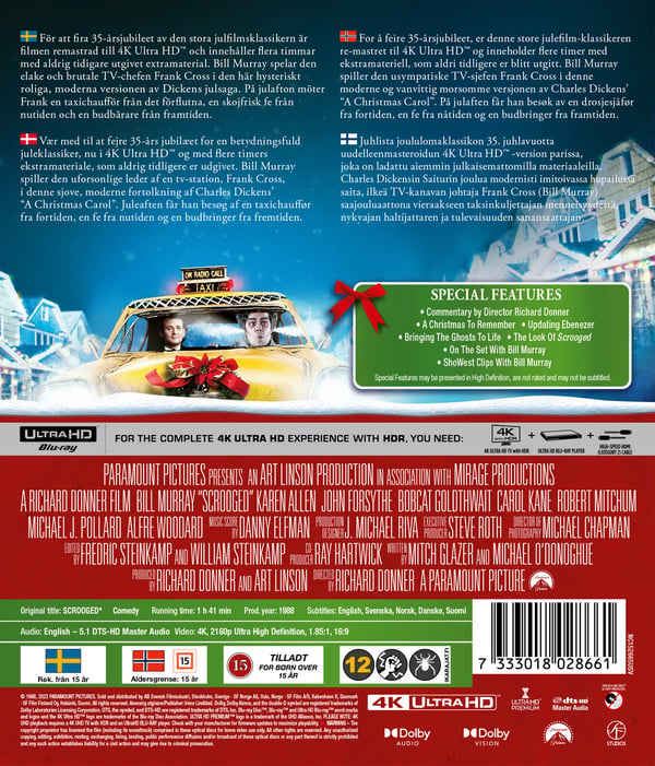 Scrooged - Spökenas hämnd (4K UHD)