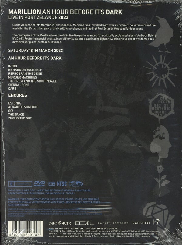 Marillion: An hour before it's dark/Live in P.Z. (DVD)