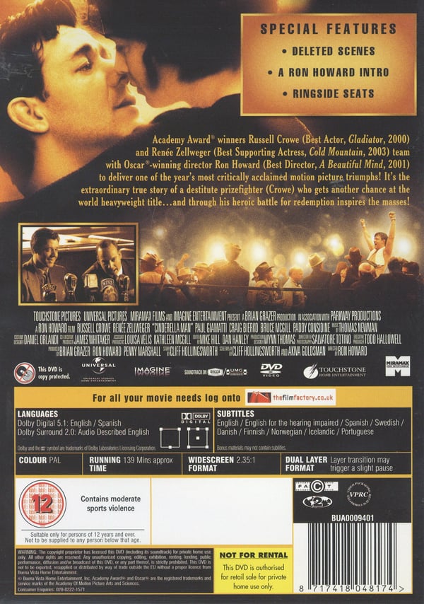 Cinderella Man (DVD)