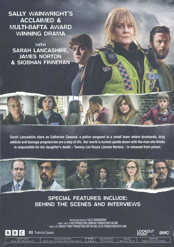 Happy Valley / Kausi 1-3 (6 DVD)