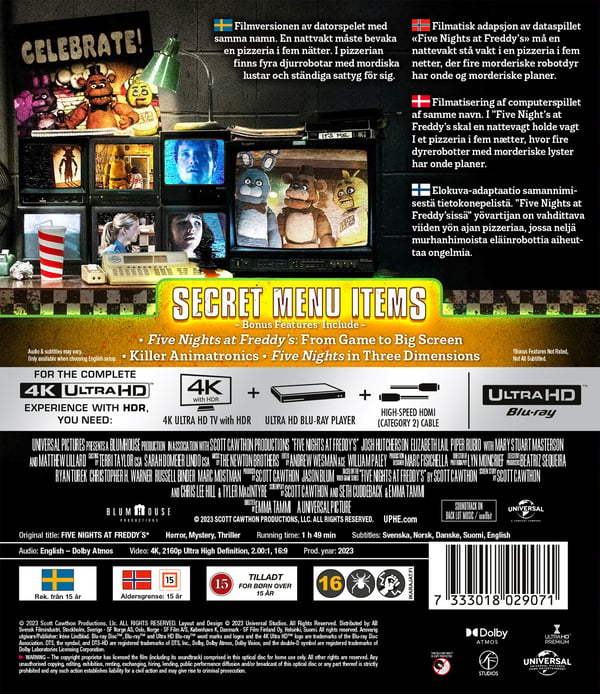 Five Nights at Freddy's (4K UHD)