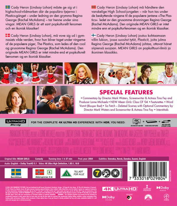 Mean Girls (2004) (4K UHD)