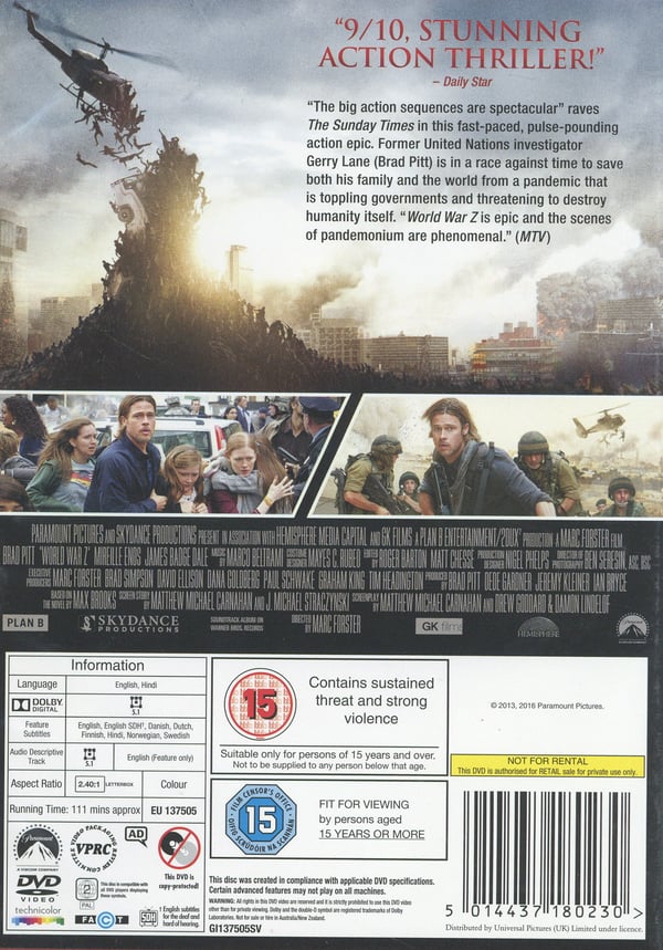 World War Z (DVD)