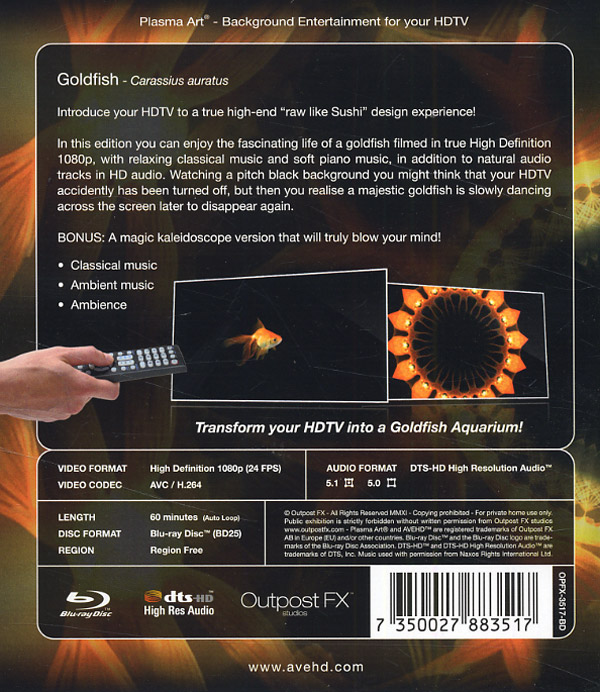 Plasma Art / Goldfish (Blu-ray)