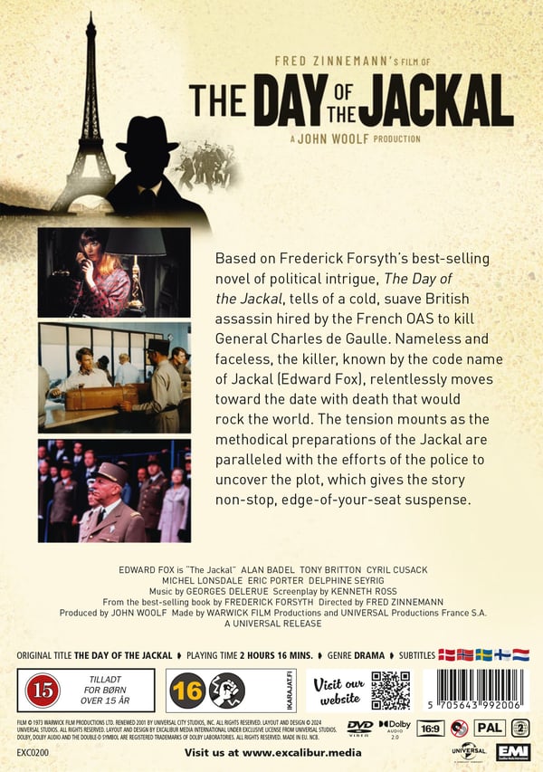 Shakaali (1973) / The day of the Jackal (DVD)