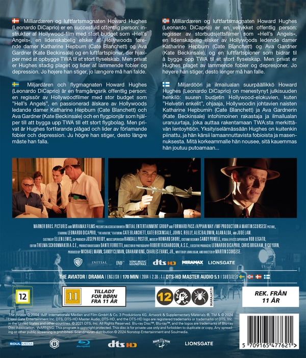 The Aviator - Ny udgave (Blu-ray)