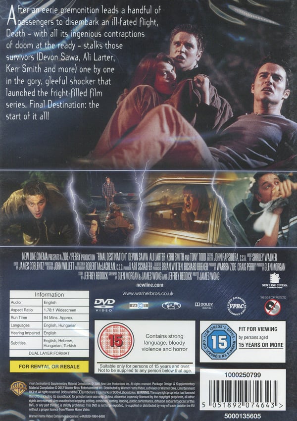 Final destination 1 (DVD)