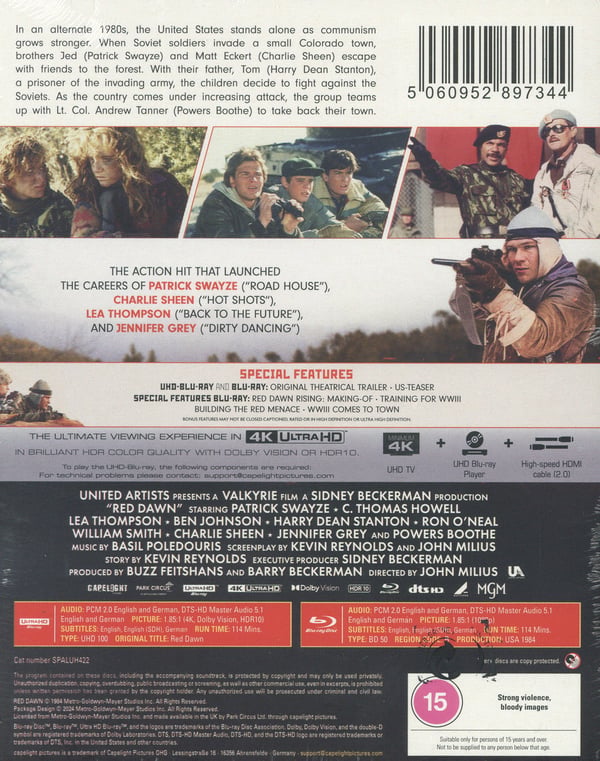 Red Dawn (4K UHD + 2 Blu-ray / Limited Steelbook)