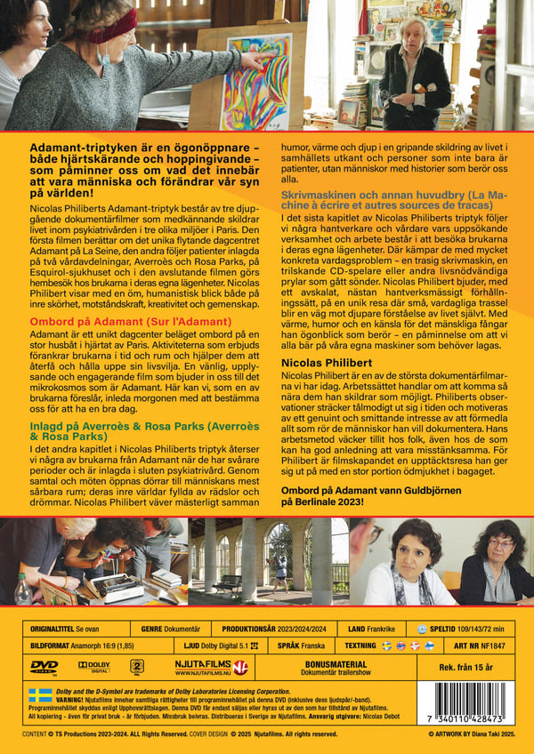 Adamant Triptyk - 3 dokumentarfilm (3 DVD)