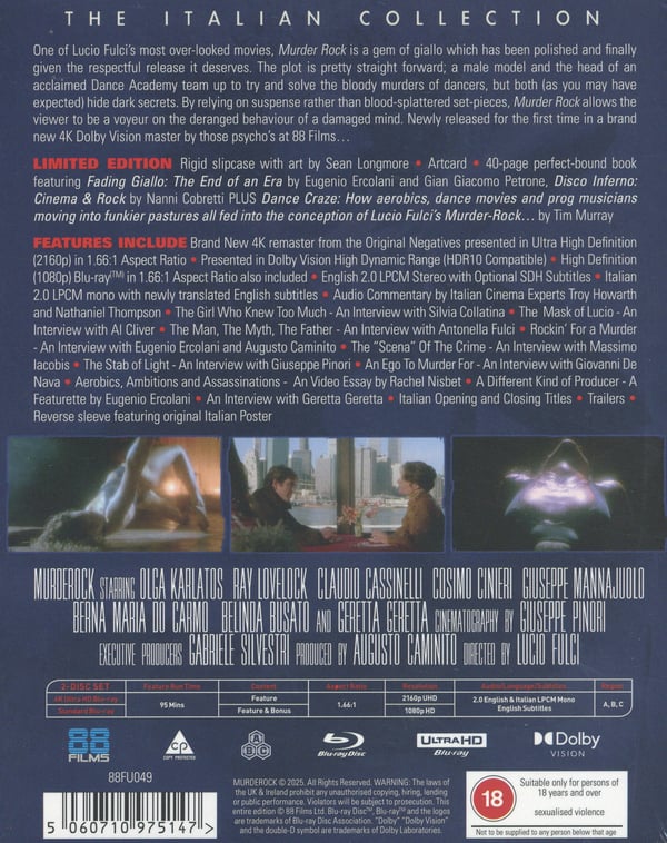 Murder Rock - Deluxe (4K UHD + Blu-ray / Limited)