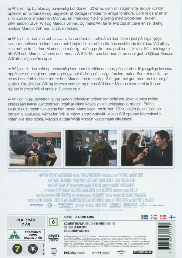 Om en pojke / About a Boy (DVD)
