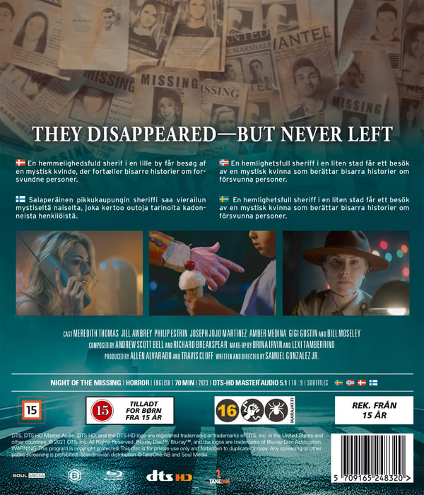 Night Of The Missing (Blu-ray)