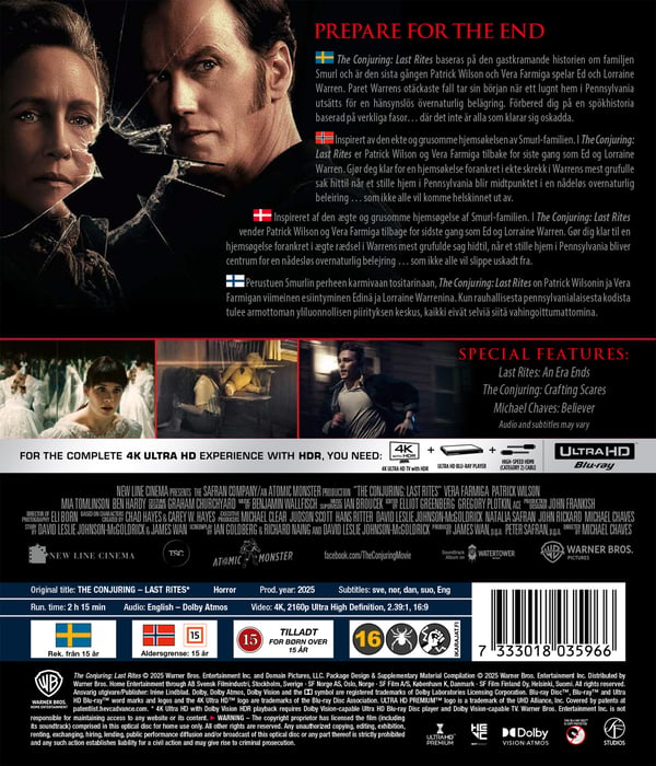 The Conjuring 4: Last Rites / The Conjuring: Last Rites (4K UHD)