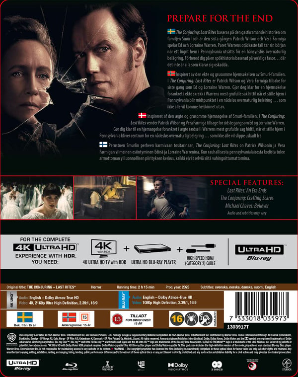 The Conjuring 4: Last Rites / The Conjuring: Last Rites (4K UHD + Blu-ray / Limited Steelbook)