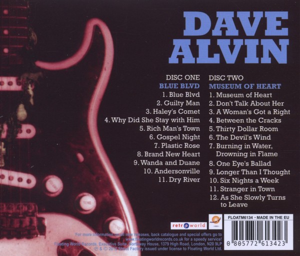 Alvin Dave: Blue boulevard/Museum of the heart (2 CD)