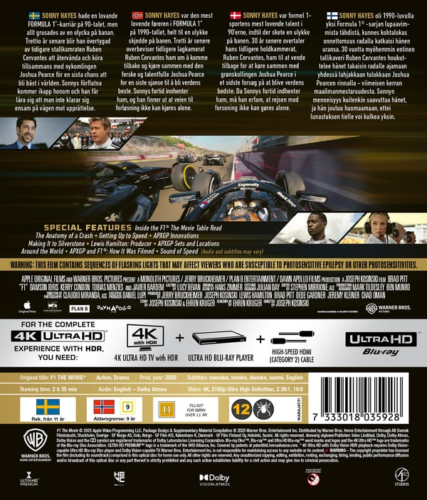 F1: The Movie (4K UHD)