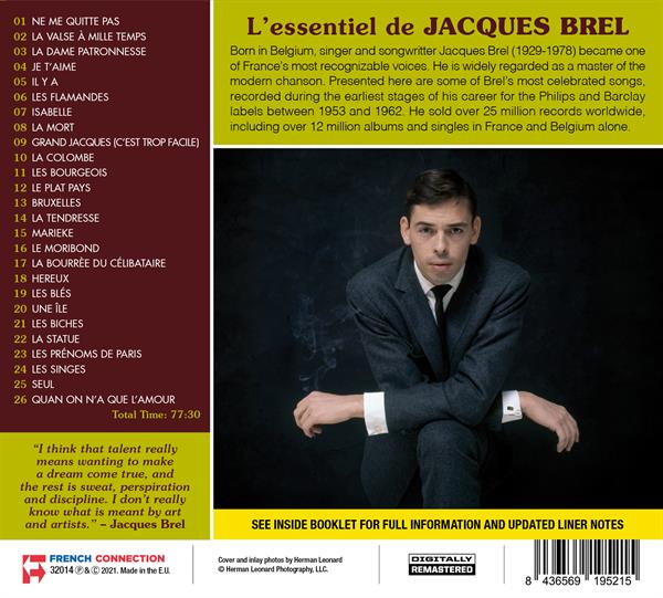 Brel Jacques: L'essentiel De Jacques Brel (CD)