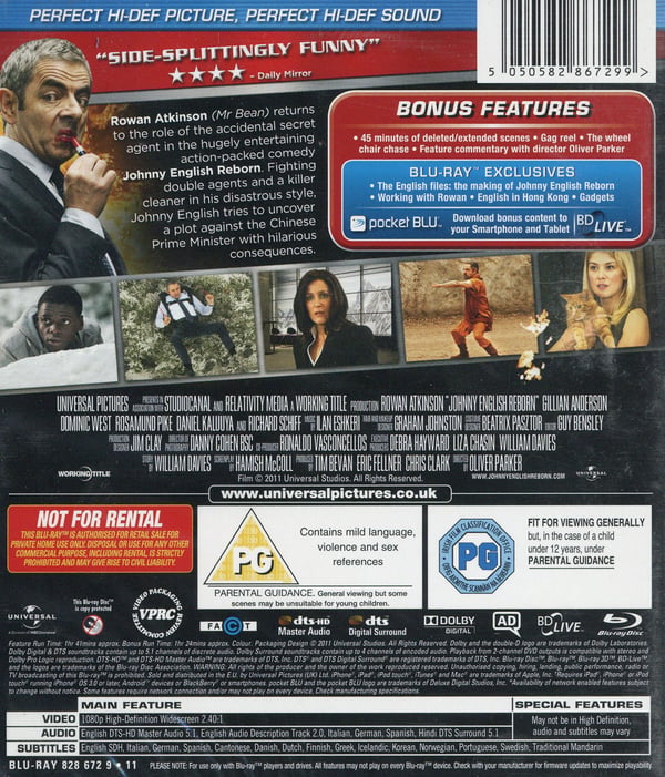 Johnny English 2: Reborn (Blu-ray)