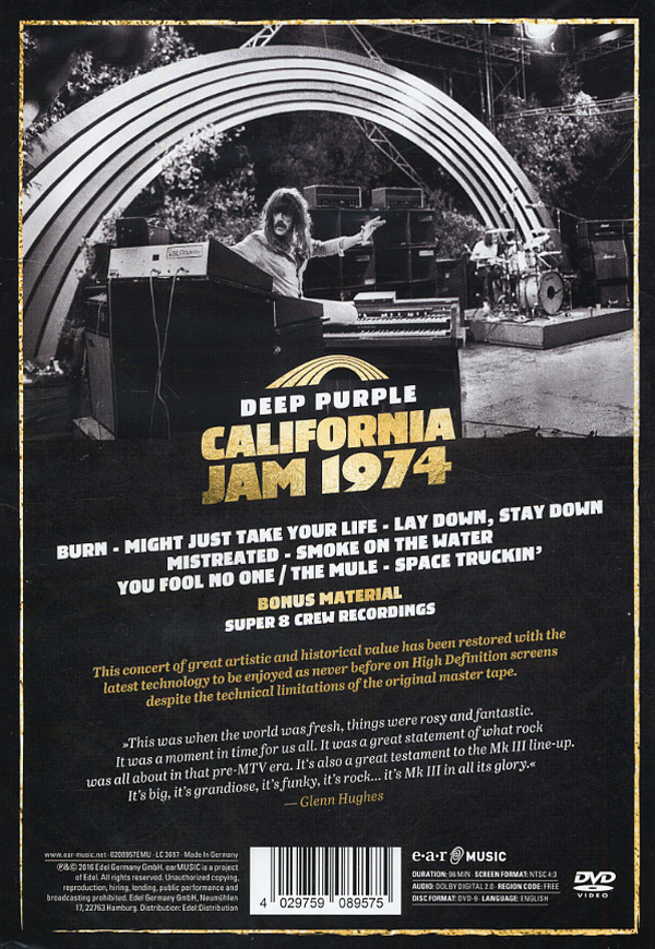 Deep Purple: California jam 1974 (DVD)