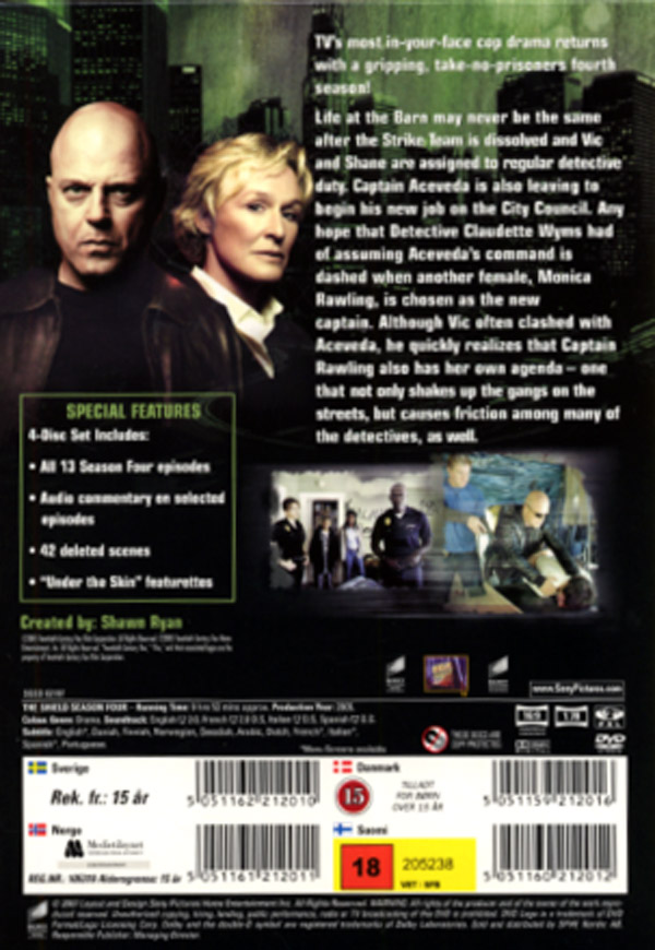 The Shield / Säsong 4 (4 DVD)