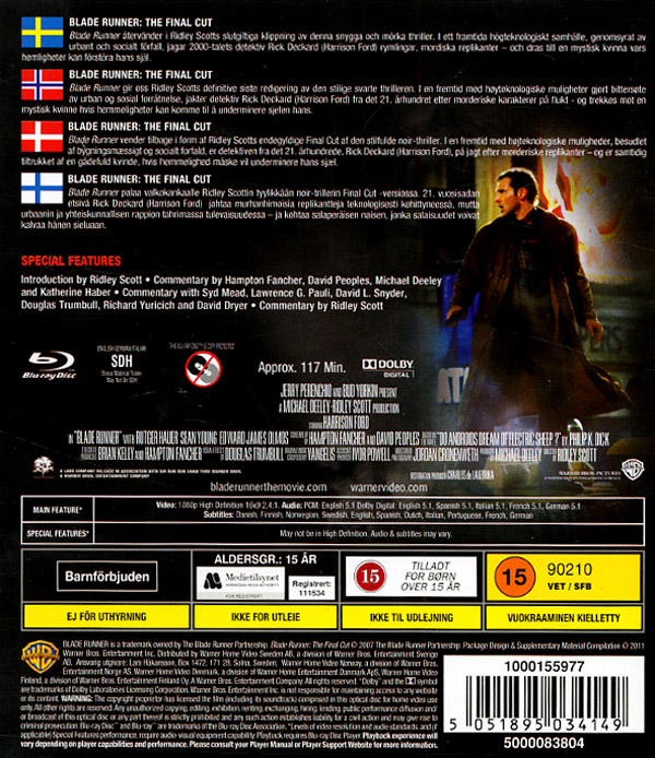Blade Runner: The Final Cut (Blu-ray)