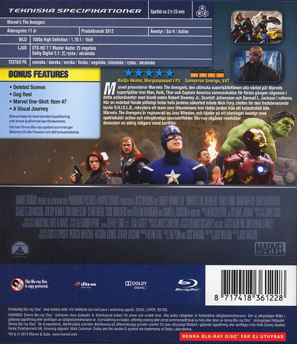 Avengers / Marvel - The Avengers (Blu-ray)