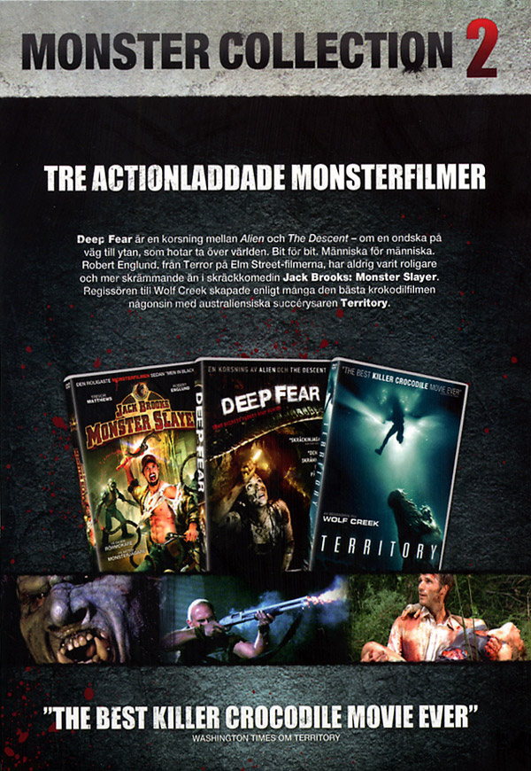 Monster Collection 2 - 3 film / Monster Slayer + Deep Fear + Territory (3 DVD)