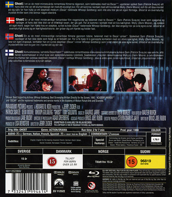 Ghost (Blu-ray)