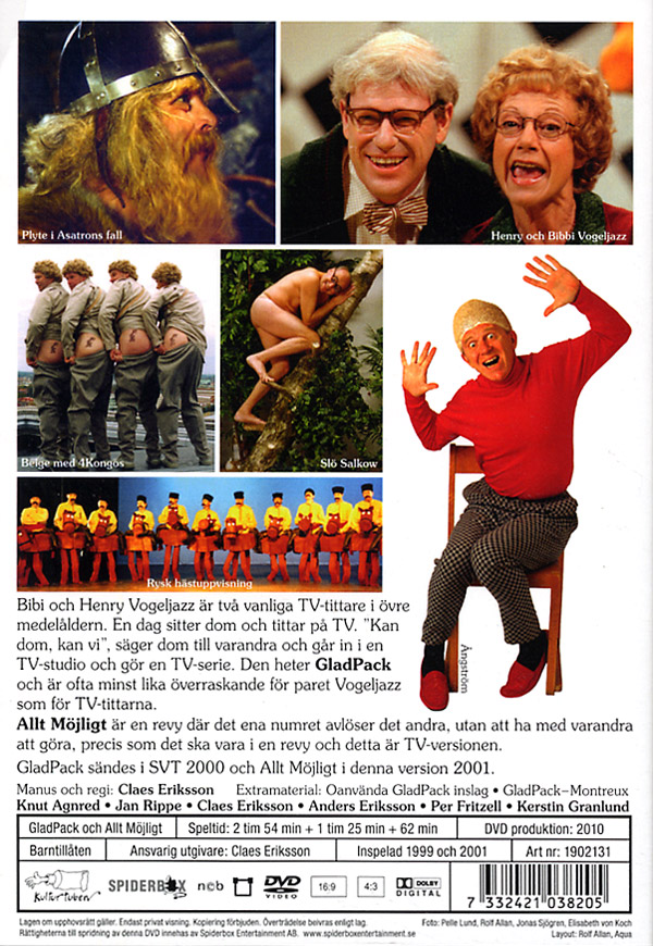Galenskaparna: Gladpack (2 DVD)