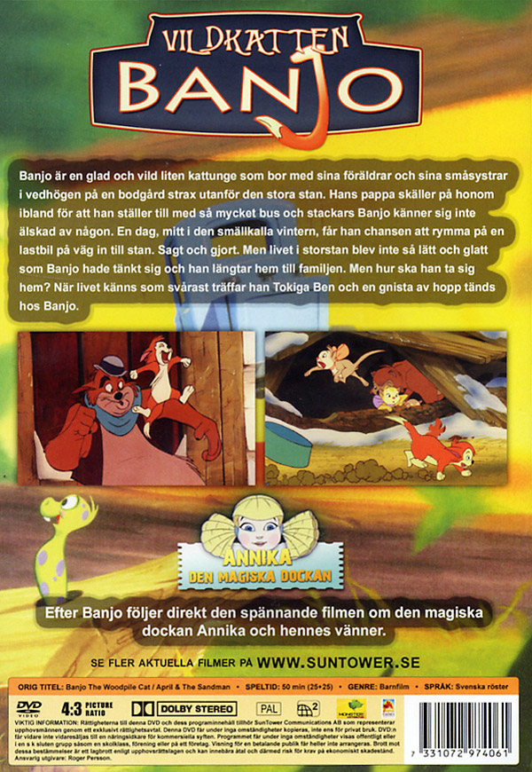 Vildkatten Banjo og Annika (DVD)
