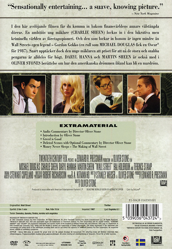 Wall Street (2 DVD / Collector's Edition)