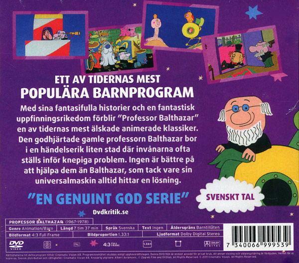 Professor Balthazar vol 1-4 / Box (4 DVD)