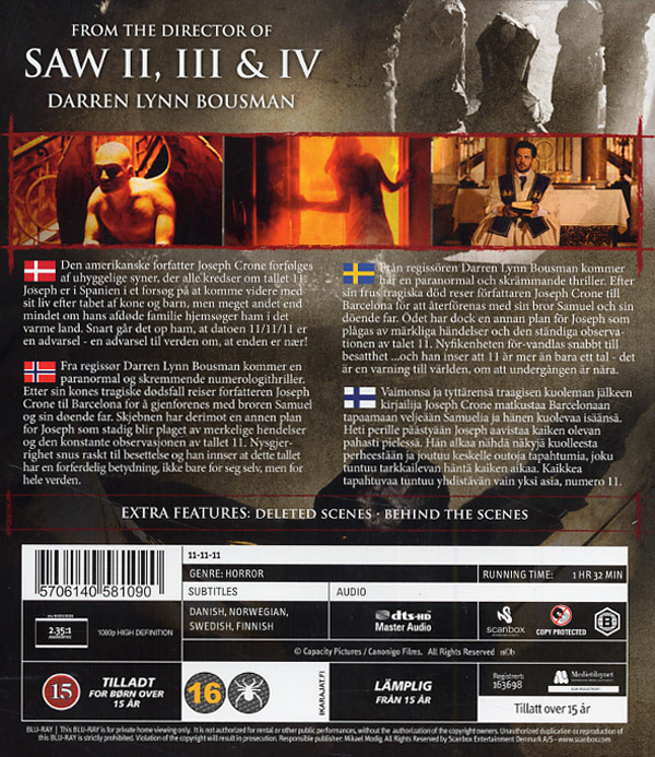 11 11 11 / 11-11-11 (Blu-ray)