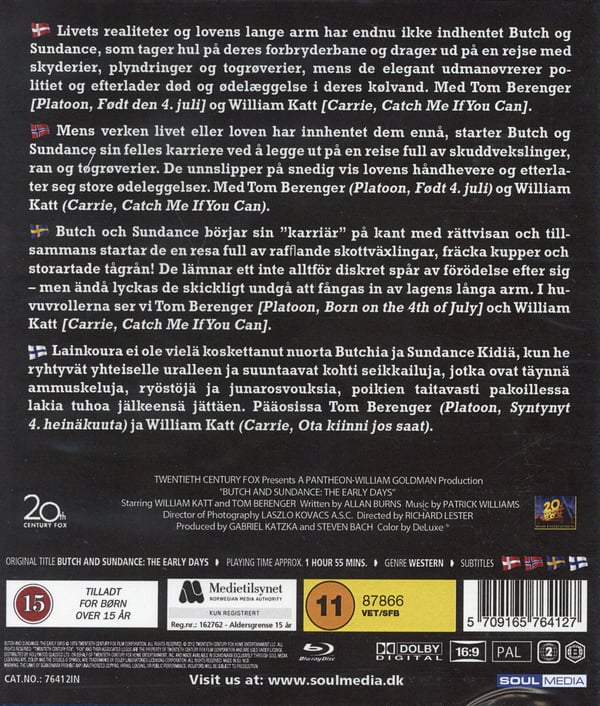 Butch and Sundance: The Early Days (Blu-ray + DVD)
